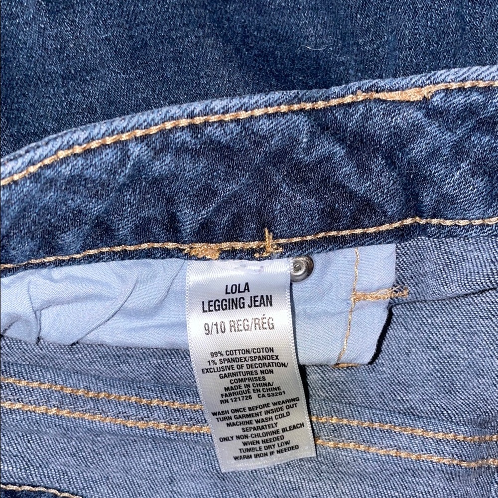 Dark Blue Women's Skinny Jeans - Picture 5 of 6